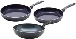 Coolblue GreenPan Torino Keramische koekenpannenset 24 + 28 cm + wokpan aanbieding