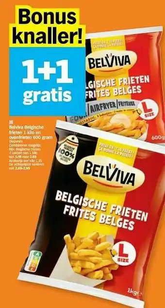 Albert Heijn Belgische frieten aanbieding
