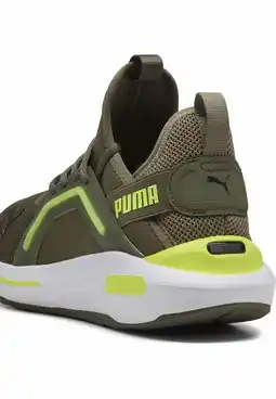 Decathlon Softride Enzo 5 hardloopschoenen PUMA Loden Green Yellow Alert aanbieding