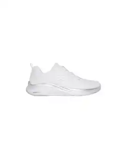 Decathlon SKECHERS Dames VAPOR FOAM MIDNIGHT GLIMMER Sportschoenen Wit / Zilver aanbieding