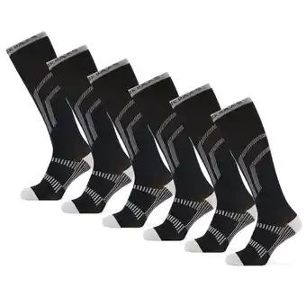 Decathlon Skisokken Lightweight 6-pack Zwart aanbieding