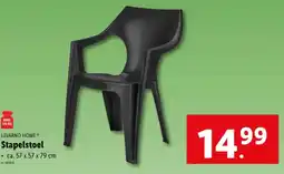 Lidl Stapelstoel ⚫ca. 57 x 57 x 79 cm aanbieding