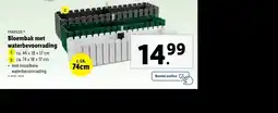 Lidl Bloembak met waterbevoorrading 2 ca. 74 x 18 x 17 cm aanbieding