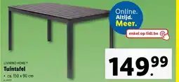 Lidl Tuintafel ca. 150 x 90 cm aanbieding