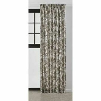 Gordijn Flora Off-white Groen