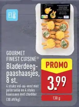 ALDI GOURMET FINEST CUISINE Bladerdeeg-paashaasjes, 8 st aanbieding