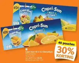 Albert Heijn Capri-Sun 40 x 0.2 literpakjes aanbieding