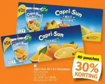 Albert Heijn Capri-Sun 40 x 0.2 literpakjes aanbieding