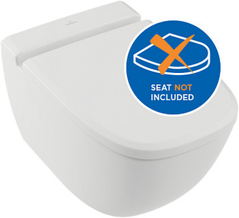 Villeroy & Boch Antheus hangtoilet mat wit randloos zonder wc-bril
