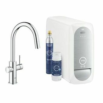 Grohe Blue Home keukenkraan met uittrekbare kop chroom