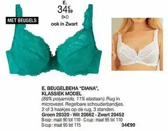 Damart Beugelbeha diana klassiek model aanbieding