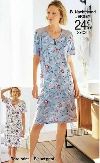 Damart Nachthemd jersey aanbieding