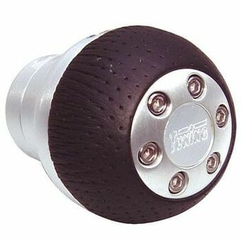 Multi bazar Pookknop Aluminium/Zwart Rond aanbieding