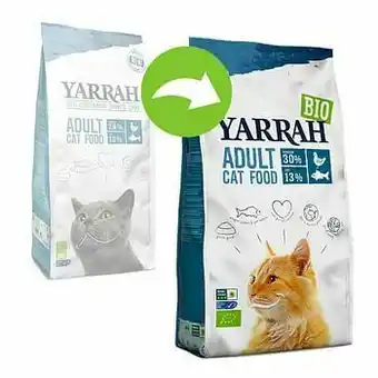 Zooplus 2x10kg Yarrah Bio met Vis Kattenvoer droog aanbieding