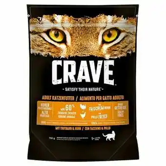 Zooplus Crave Kat Droogvoer Adult met Kalkoen en Kip Kattenvoer - 750 g aanbieding