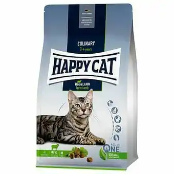Happy Cat Culinary Adult Weide-Lamm (Lam) Kattenvoer - Dubbelpak 2 x 1,3 kg