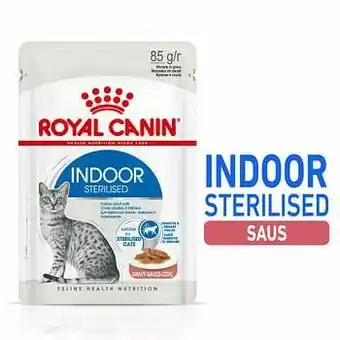 Zooplus 48x85g Indoor Sterilised in Saus Royal Canin Kattenvoer aanbieding