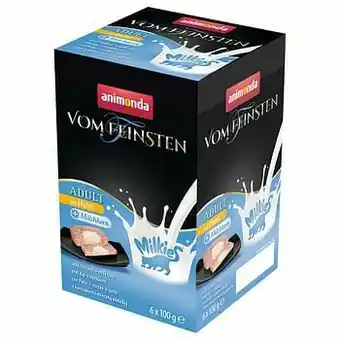 Zooplus 6x100 g Adult Milkies Animonda vom Feinsten Natvoer Kat aanbieding