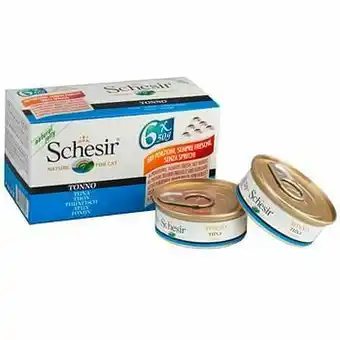 Zooplus 12 x 150 g Schesir Kipfilet met Ham Voordeelpakket Kattenvoer aanbieding