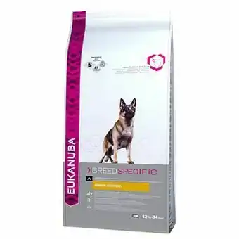 Zooplus Eukanuba Breed Specific German Shepherd Hondenvoer - 12 kg aanbieding