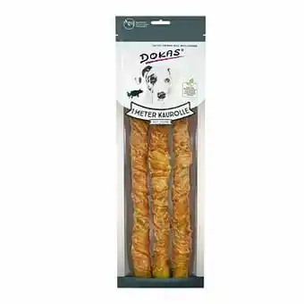Zooplus Dokas Hondensnack 1 meter Kauwrol Kip aanbieding