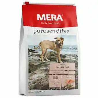 Zooplus 2x12,5kg MERA pure sensitive Adult Zalm & Rijst Hondenvoer aanbieding