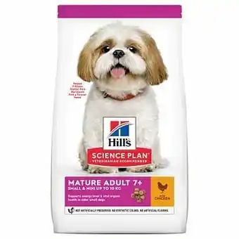 Zooplus 3kg Mature Adult 7+ Small & Mini met Kip Hill’s Science Plan Hondenvoer aanbieding