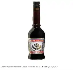 Colruyt Cherry Rocher Crème de Cassis 16 % vol 50 cl aanbieding