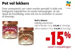 Colruyt Nut’s Amore 100 % Nut Mix 175 g aanbieding