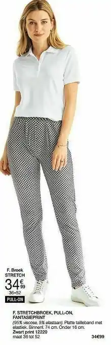 Damart Broek stretch aanbieding
