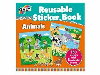 Galt Stationery - Reusable Sticker Book - Animals