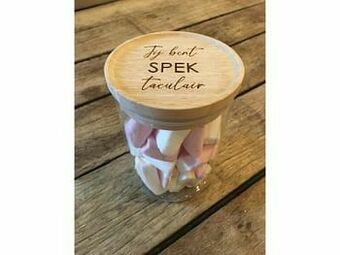 Multi bazar Dotti Snoeppot Rond De Luxe "Jij Bent Spek-Taculair" aanbieding