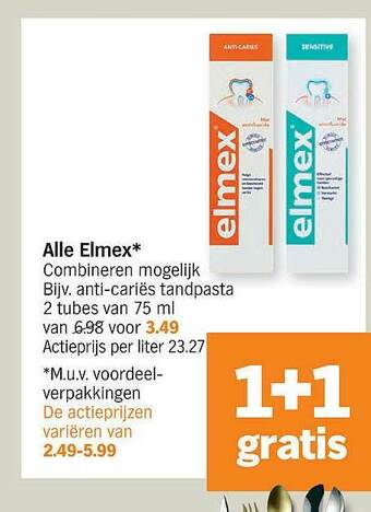 Albert Heijn Alle Elmex aanbieding