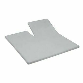 Leen Bakker Cinderella splittopper hoeslaken - lichtgrijs - 180x200 cm - Leen Bakker aanbieding