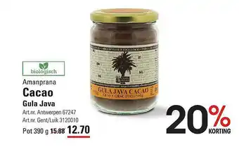 Amanprana Cacao Gula Java