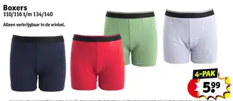 Kruidvat Boxers aanbieding