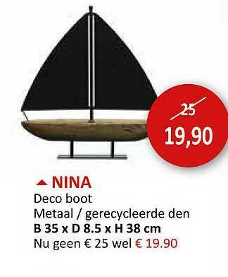 Weba Nina Deco Boot aanbieding