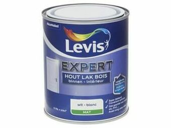 Multi bazar Levis Expert Houtlak Binnen Mat 0,75L Wit aanbieding
