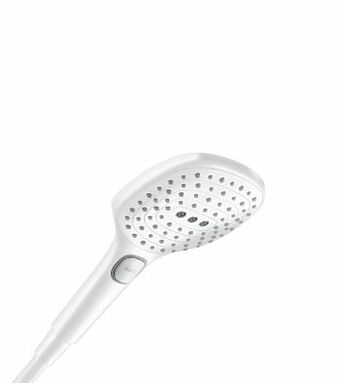 X2O Hansgrohe Raindance Select E 120 handdouche ø12cm 3 functies Matt White aanbieding