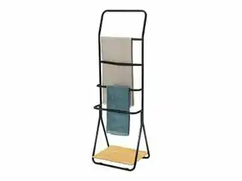 Multi bazar Wenko Handdoekhouder Verona Zwart Mat aanbieding
