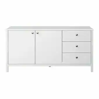 Leen Bakker Dressoir New Jersey - wit - 73x150x45 cm - Leen Bakker aanbieding