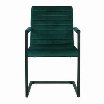 HSM Collection eetkamerstoel Colorado - fluweel - groen - Leen Bakker