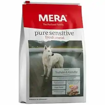 Zooplus 12,5kg Meradog Pure Kalkoen & Aardappel Graanvrij Hondenvoer aanbieding