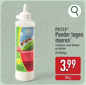 ALDI Pritex Poeder tegen mieren aanbieding