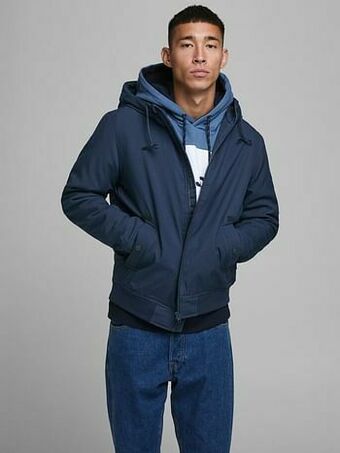 Berca Shoes Jack & Jones Vest Bernie Jas - Blauw aanbieding