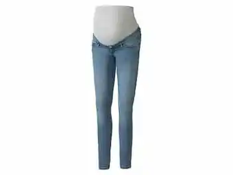 Lidl ESMARA® Super skinny zwangerschapsjeans van een katoenmix (38, blauw) aanbieding