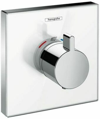 X2O Hansgrohe ShowerSelect Highflow inbouw douchekraan thermostaat wit/chroom aanbieding
