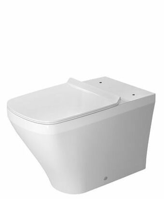Duravit Durastyle staand toilet zonder wc-bril en reservoir glanzend wit met spoelrand
