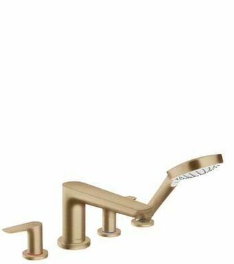 X2O Hansgrohe Talis 4-gats badrandkraan Brushed Bronze aanbieding