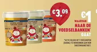 Naar De Voedselbanken Gaat Actie Geldig Op 7 verssoepen 600ml Te Herkennen Aan Hun Sneeuwmanetiket